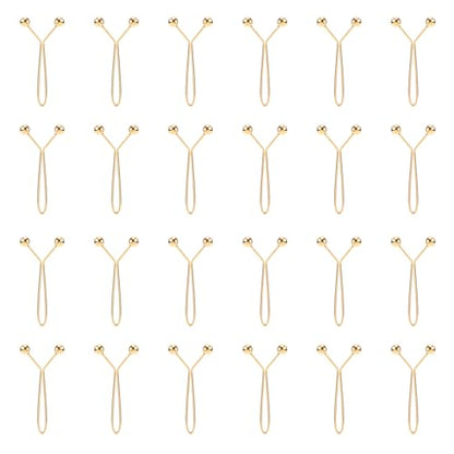 24pcs Hijab Pins for Women, Fashion Exquisite Shawl Scarf Clip Muslim Hijab Clips Safety Brooch Pin Buttons for Women Headscarf Wedding Dress Sweater Jewelry Accessories (Gold) - color: Gold