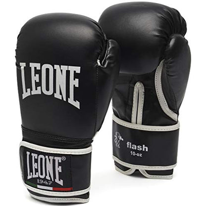 LEONE 1947, Flash Boxing Gloves - color: black, size: 10OZ