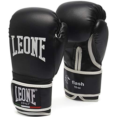 LEONE 1947, Flash Boxing Gloves - color: black, size: 8OZ