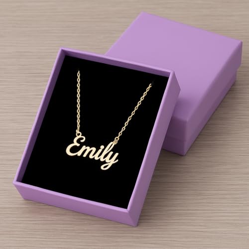 Custom Arabic Name Necklace, Personalized Arabic Calligraphy Name Necklaces | 14K Solid Gold- 925k Sterling Silver or 14K Gold Plated or 14K Solid Gold Options - Handmade Jewelry Gift for Her, Wife, Mom