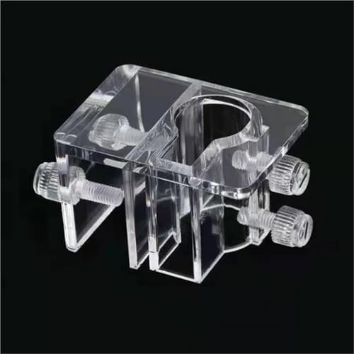 Aquarium Fish Tank Inflow Outflow Tube Holder 6pcs 26mm Large Pipe Water Tube Fixed Clip Acrylic Aquarium Water Tube Holder Water Pipe Hose Mount Bracket Fish Tank Hose Clamp(26mm) - size: 26mm