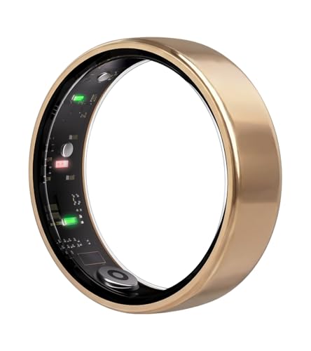 femometer Ring Air, Ultra-Thin Smart Ring(Size 13) - color: Rose Gold, size: 13#