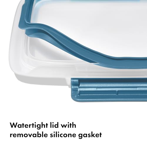OXO Good Grips Prep and Go Salad Container - Ocean Blue - color: Ocean Blue, style: Salad Container