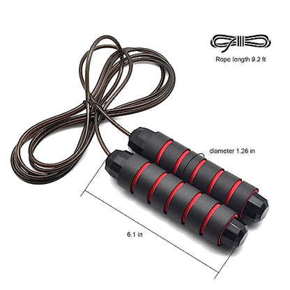 BOOMIBOO Jump Rope, Adjustable Jump Ropes,Skipping Rope Tangle-Free Rapid Speed with Ball Bearings for Women Men Kids,Exercise & Slim Body Jumprope at Home School Gym - color: Green+Blue