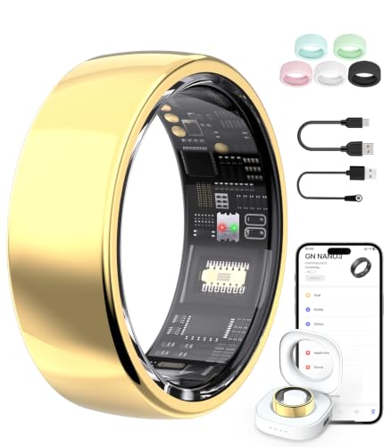 AI Smart Ring for Women Men, Health Ring with AI Health Analysis - color: Gold, size: 10#