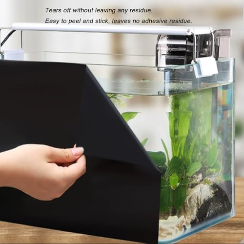 Aquarium Background Film, Removable Decorative Sticker for Fish Tank Walls, Waterproof Poster for Freshwater and Saltwater Tanks,100x50cm - size: 100x50cm