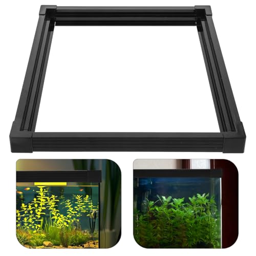 Milisten Fish Tank Edge Strip Aquarium Top Edge Protector with 4 Corner Connectors Cuttable Trim for Glass Aquarium Tank Sealing and Anti-Collision Use