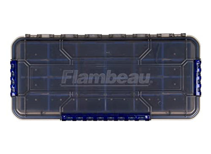 Flambeau Outdoors Zerust MAX Waterproof Crank Bank | 24 Removable Zerust Anti-Corrosion Cups, Individually Protect and Store Crankbaits, Jerkbaits, Jointed-Baits, Poppers, 14" x 6.4" x 5.3"