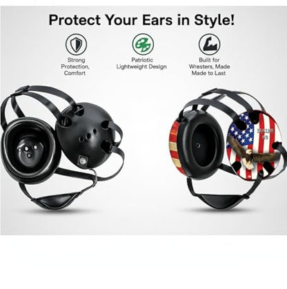 Wrestling Headgear with Ear Protection & Chin Cup Adjustable Lightweight Head Guard for Competition & Practice – Durable Protective Wrestling Ear Guard for Youth & Adult Athletes - color: Isaiah