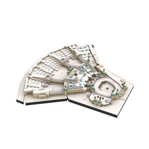 Great Mosque of Mecca Architecture Building Blocks Set, 4776PCS World Famous Landmark Street View Collection Display Model Home Decor Kits, Gifts for Bricks Enthusiasts, MOC-184753
