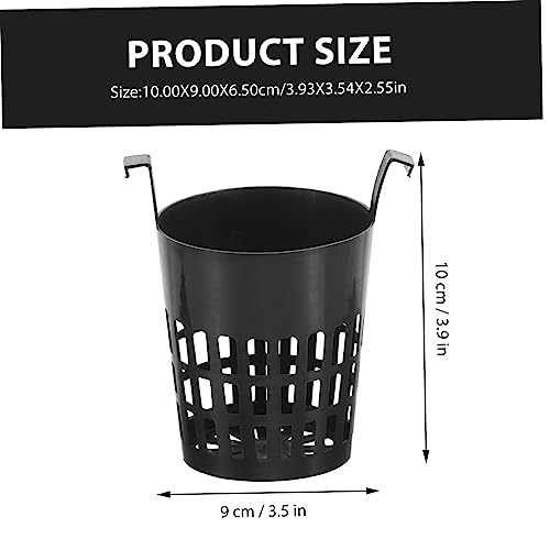 BESPORTBLE 6pcs Hydroponic Plant Basket Net Cups for Aquariums Black Water Plant Fixing Holder Suitable for Fish Tank Landscape