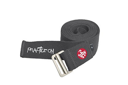 Manduka Align Yoga Strap - color: Thunder Grey, size: 8 Feet