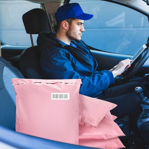 Famagic Pink Poly Mailers 17x21 for Clothes, Books and Packages, 50 Pack | Self Seal Pink Shipping Bags, Waterproof Packaging Bags, Tear-Proof Mailing Bags, Strong Adhesive Large Shipping Envelopes - color: Pink, size: 17x21