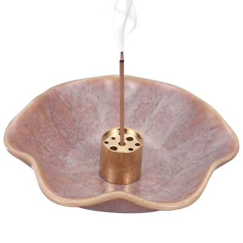 uxcell Ceramic Incense Burner Cone Incense Holder 4 Inch Purple - color: Purple