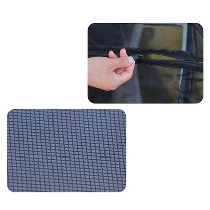Aquarium Breeding Box with Zipper, Nylon Mesh Fish Isolation Net, 32x17x17cm for Fish Spawn Hatchery and Fry Protection - size: 32x17x17cm