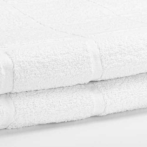 Modefa Islamic Men's Ihram Towel Set for Hajj Umrah - 2 Piece Set - 110 x 220, 100% Cotton - Combo with Belt, Kufi and Tawaf Beads