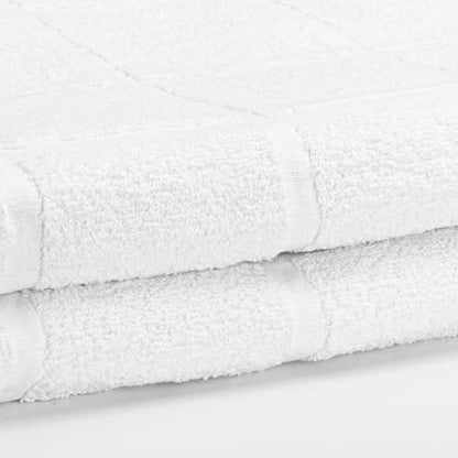 Modefa Islamic Men's Ihram Towel Set for Hajj Umrah - 2 Piece Set - 110 x 220, 100% Cotton - Combo with Belt, Kufi and Tawaf Beads