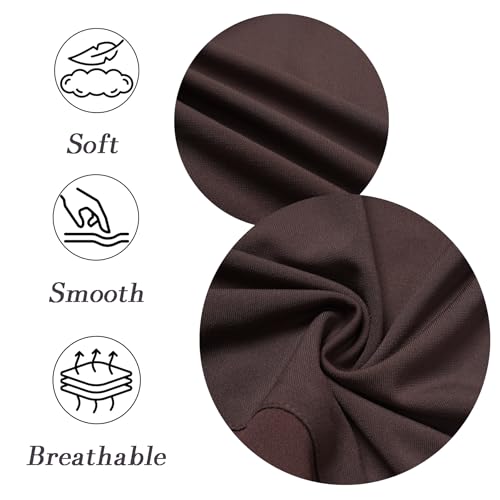 Hijab for Women Muslim Patterned Headscarf Arabian Headscarf Islamic Khimar Prayer Cloth Hijab Scarf for Women - color: Brown