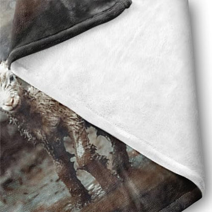 Jesus and Lamb Throw Blanket, 60"x80", Black, 100% Polyester, Warm, Art Deco Pattern, Perfect for Couch, Bed, Camping - color: A003 Jesus and Lamb Blankts, size: 60"W X80"L(152 X203CM)
