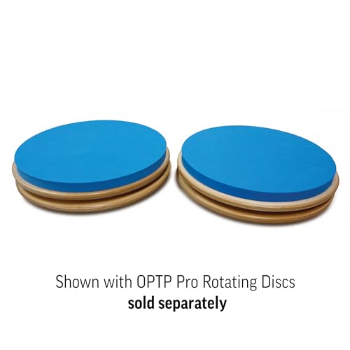 OPTP Foam Disc Pads - 10 1/2" Soft Foam Pads - Foam Balance Pad Set Pairs with the OPTP Pro Rotating Discs for Comfortable Hand and Forearm Placement. Made in the USA