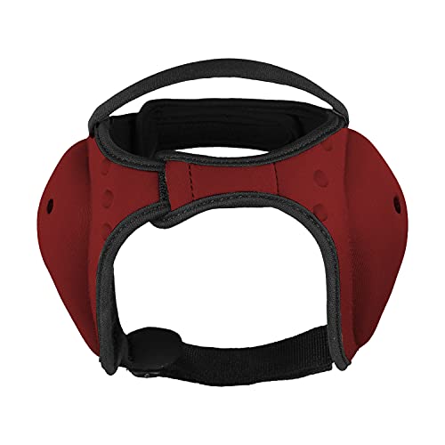 Wrestling BJJ Grappling Headgear - Adjustable Ear Guard - Ultra Soft Ear & Head Guard - Adult & Youth - color: Red, size: Adult