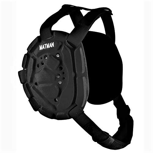 Matman Wrestling Adult Ultra Gard Neoprene Ear Guard, One Size Fits Most (Black)