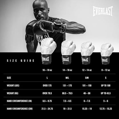 Everlast Spark Boxing - color: White, size: 14 oz