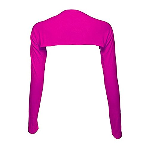 YEESAM Bolero Shrugs for Women Long Sleeve Arm Sleeves Hijab Accessories One Size - color: Rose