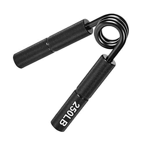 Adjustable Grip Strengthener for Enhanced Hand and Arm Training - Maximize Your Strength - color: Black 250lb