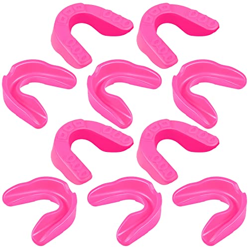 Sport Mouth Guards Gum Teeth Armor Game Guard for Boxing Basketball Football Hockey Karate Basketball Rugby Match - color: Pink
