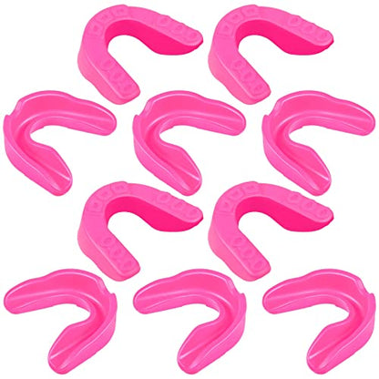 Sport Mouth Guards Gum Teeth Armor Game Guard for Boxing Basketball Football Hockey Karate Basketball Rugby Match - color: Pink