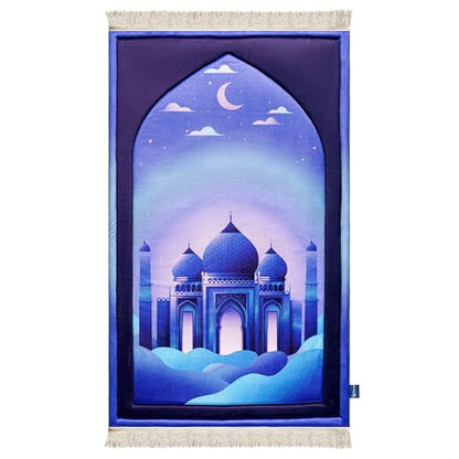 Junior Prayer Mat – Cushioned Comfort (Violet Night)