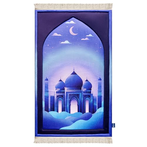 Junior Prayer Mat – Cushioned Comfort (Violet Night)