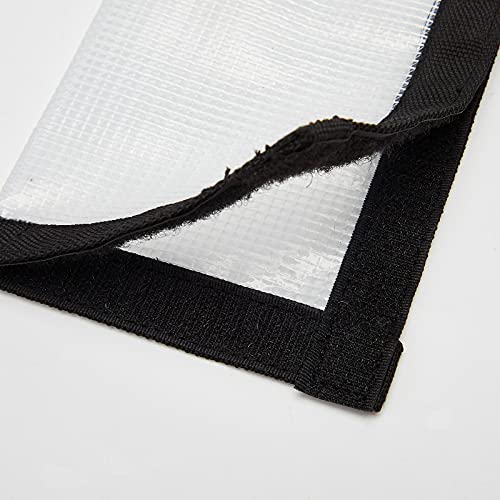 2-8 Pack Fishing Lure Wraps, Resistant Clear PVC Lure Covers for Rod Fabric Hook Protectors - color: 2 Pack