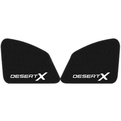 Motorcycle Knee Traction Pad Tank Anti Slip Traction Side Pad Knee Grip Decal for Desert X Dashboard - color: Transparent