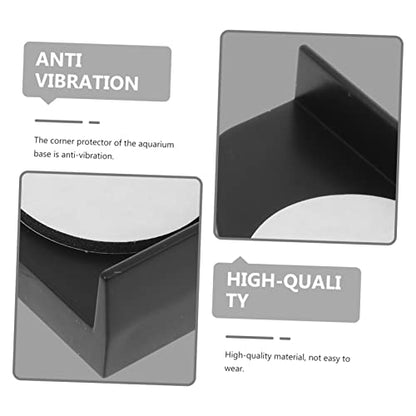 balacoo 12pcs Thickened Fish Tank Corner Pads Collision Cushions for Aquarium Adhesive Shockproof Guards for Tabletop and Furniture Safety