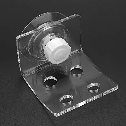 Acrylic Rack Bracket, Aquarium Frag Holder with Strong Suction Cup, Transparent Support Stand for Fish Tank, Reef Tank Organizer with Durable Weather Resist (4 Section) - size: 4 Section