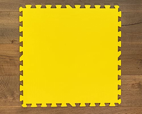 Square Brands Interlocking Foam Floor Tiles for MMA & Home Gym | Puzzle Foam Floor Mats | 3/8" Thick Exercise Mat