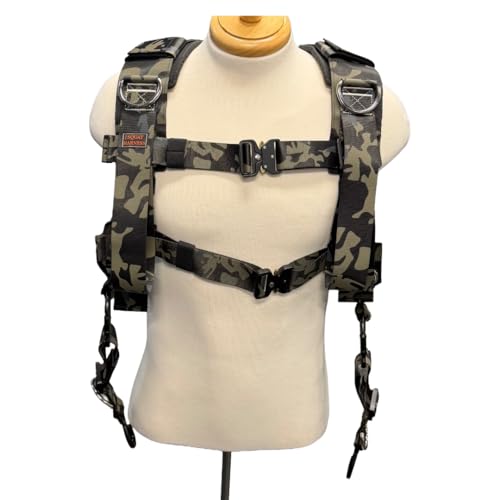 Squat Harness V4 2025 Version Professional Weight Support vest, Adjustable Heavy-Duty Straps - color: Camo