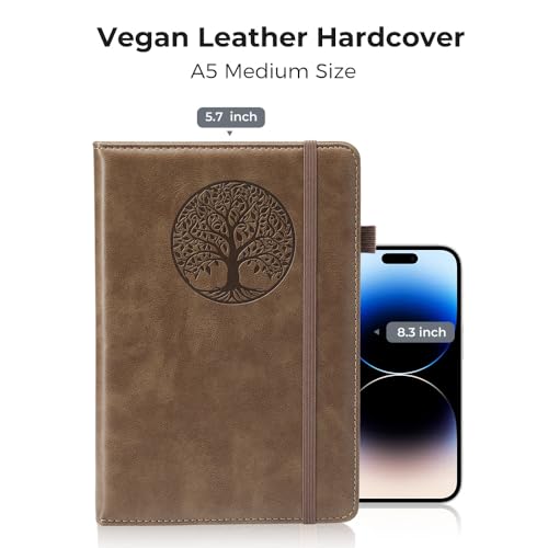 Journal 6 - Writing Notebook for Work & Travel, Women & Men | Press Soft. Smart Work. - color: Wood