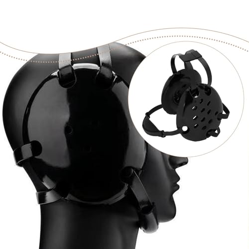 Wrestling Headgear Chin Pad Straps Adjustable Buckles NBR Protection Comfortable Fit Suitable for Adults Training MMA Grappling Outdoors, Eleven Holes