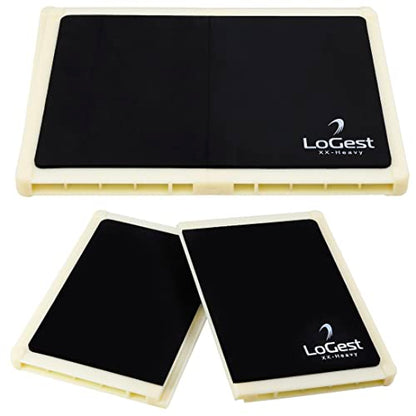 Logest Rebreakable Boards Martial Arts - Taekwondo Karate MMA Boards - Reusable Plastic Training Breaking Boards for Kids & Adults Available in 6 Levels of Difficulty Taekwondo Boards for Breaking - color: Black - X-Heavy