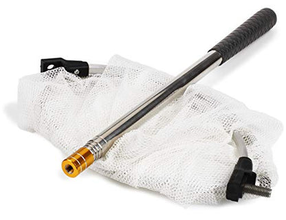 RESTCLOUD Insect and Butterfly Net with 12" Ring, 24" Net Depth, Handle Extends to 59 Inches - size: 12" Ring, 59" Handle