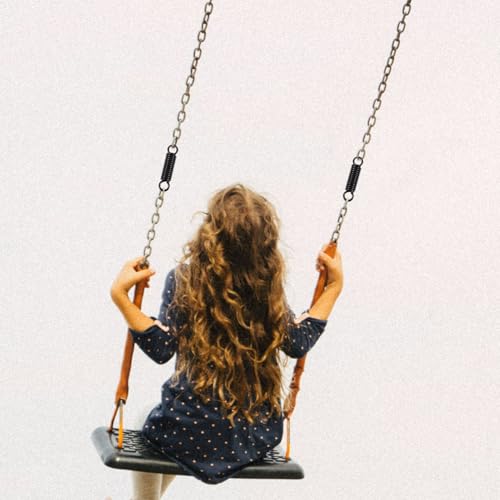 YARNOW Heavy Duty Swing Chair Spring Set 1 Set of Metal Swing Spring Kit Hanging Rings for Porch Hammock Chairs and Punching Bags