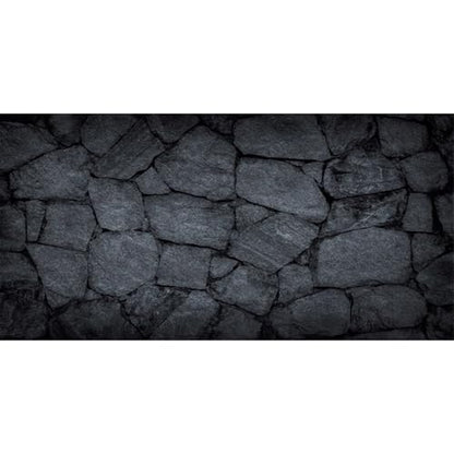 AWERT 60x24 inches Rock Aquarium Background Dark Grey Stone Fish Tank Background Rocky Terrarium Background Durable Polyester Background - size: 60x24in/150x60cm