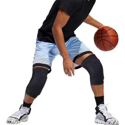 PISIQI Compression Collision Avoidance Knee Sleeve - color: Black, size: XX-Large