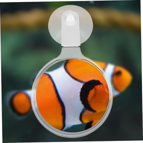 4pcs Acrylic Lens Cup for Fish Tank Observation for Betta Fish -Landscapes and Creatures