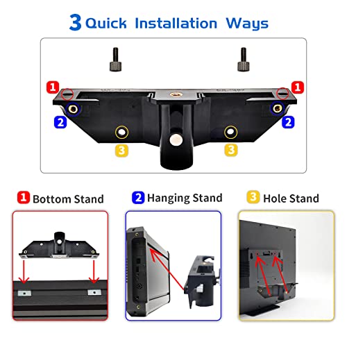Portable Foldable Lightweight Tripod for Scoreboard and Timer,Flexible Stand with Remote Slot & Hook