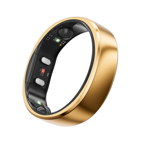 RingConn Gen 2 Smart Ring - Sleep Apnea Monitoring(Rose Gold, Size 7) - color: Rose Gold, size: 7