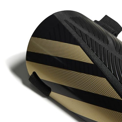 adidas Unisex Adult Tiro Soccer Shin Guards - color: Black/Gold Metallic/White/Match, size: Small